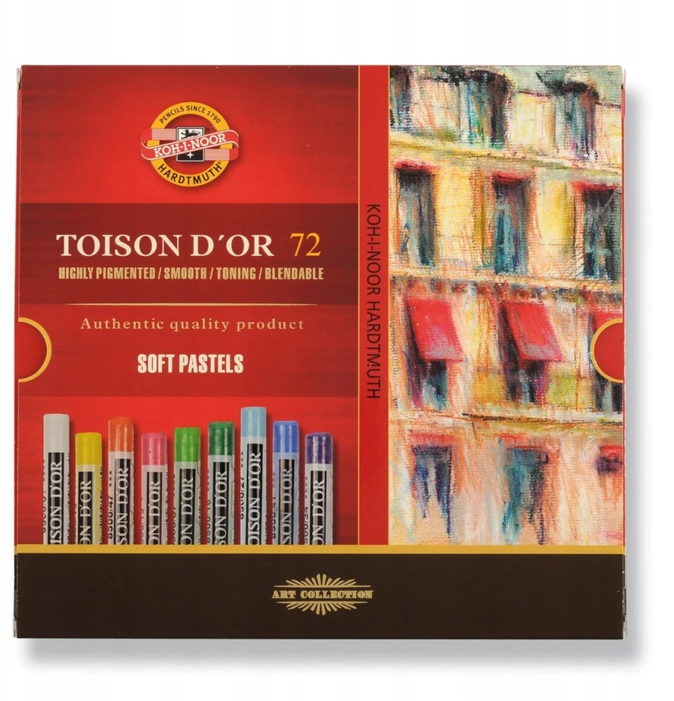 Sausos pastelės rinkinys Koh-i-Noor 72 vnt