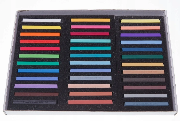 Koh-i-noor Toison D'or 8585 pastelinės kreidelės, 36 spalvos