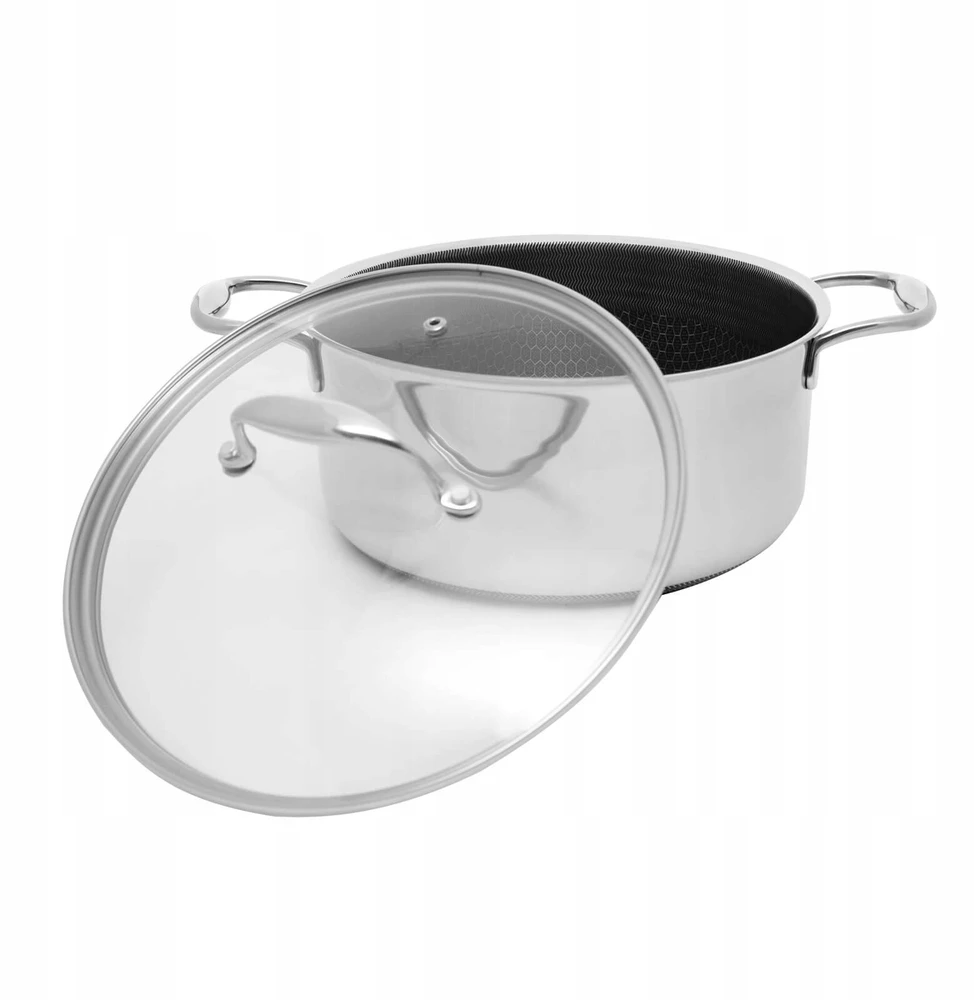 Puodas - Kohersen Juodas Kubas 24 Cm Su Dangčiu