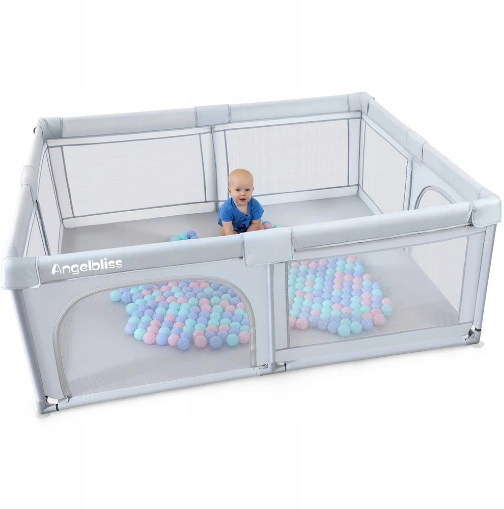 Kojec Angelbliss 150x180x68 cm pilka