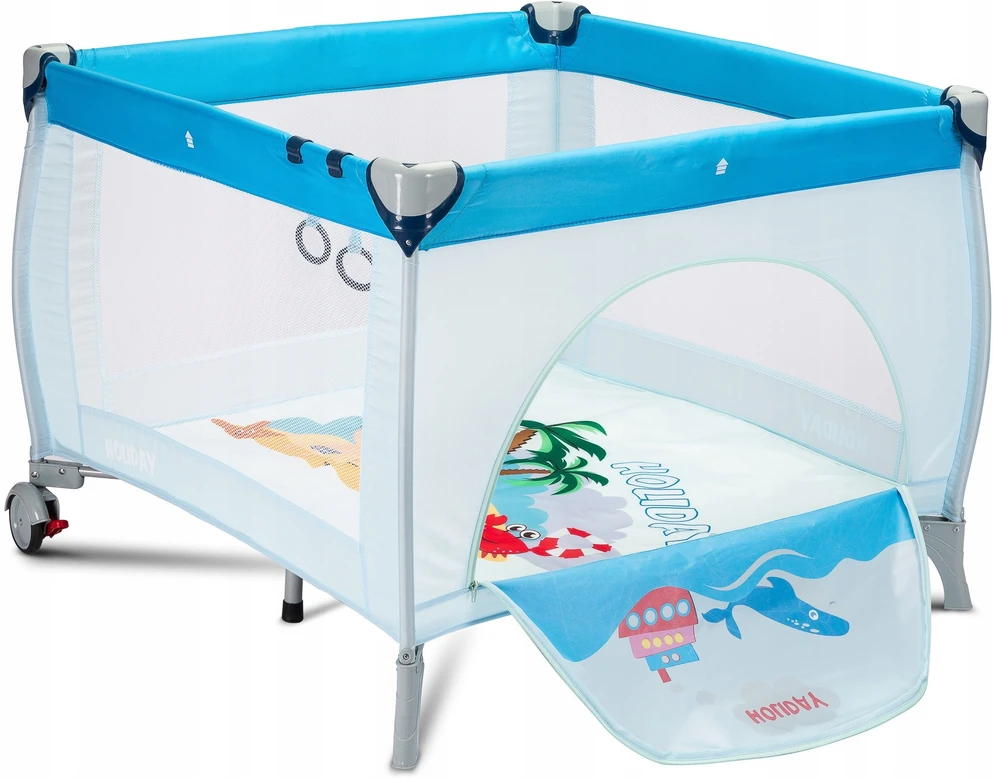 Kojec Caretero TERO-3960 102 x 102 cm spalva mėlynas