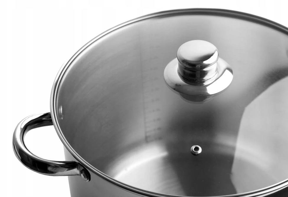 Koko Nerūdijančio plieno puodas su dangčiu, indukcinis, didelio dujų, didelis, 18L, 32cm, maitinimas