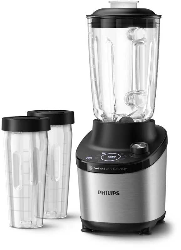 Zyle kokteilinė su vokiško plieno peiliais ZY703BL, 2 l, 1800 W