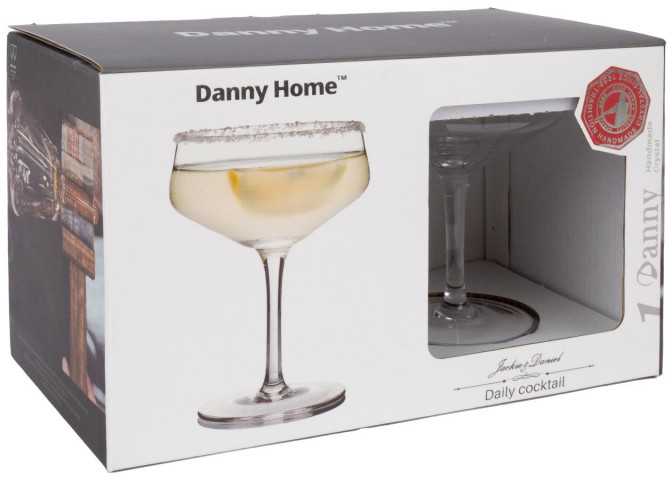 Home4You Kokteilių taurės CRYSTAL 2vnt 150ml "Daily cocktail"
