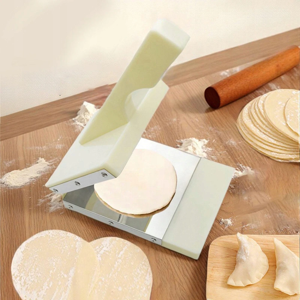 Koldūnų odelių formavimo aparatas, tešlos prestuvas namams Roti Chapati 304 STEEL panelė