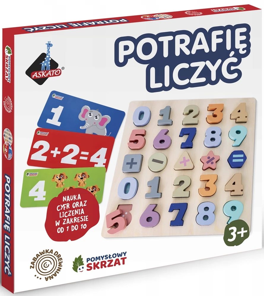 Koliažas pagal skaičius Askato vienaragis