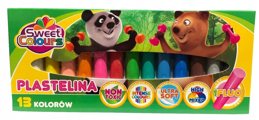 Koma-Plast Plastelino rinkinys 13 spalvų