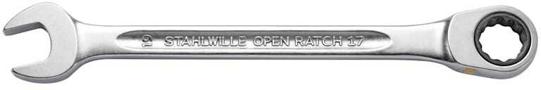 Kombinuotas raktas su terkšle Stahlwille Nr17F; 24 mm