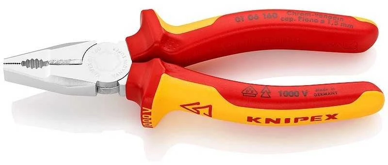 Kombinuotos elektrikų replės KNIPEX 0106160