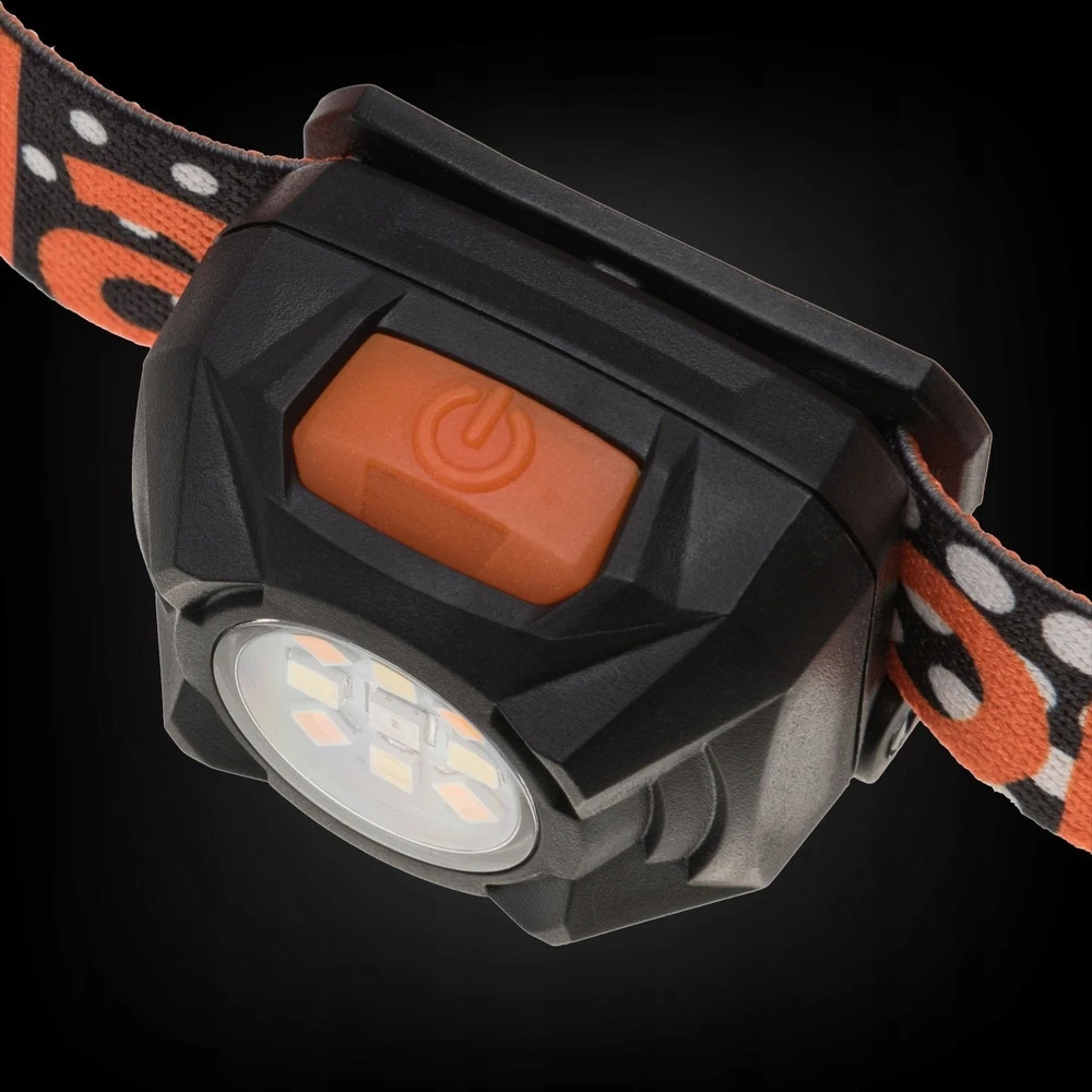 Mactronic 400lm įkraunamas galvos žibintuvėlis Rebel (oranžinis) AHL0061