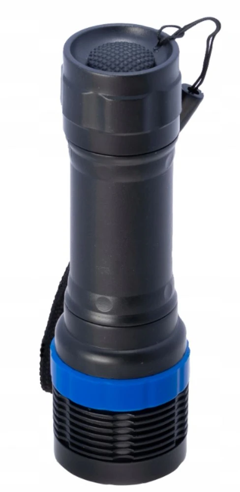 Kompaktiškas taktinis kišeninis žibintuvėlis su ZOOM, SMD LED objektyvu