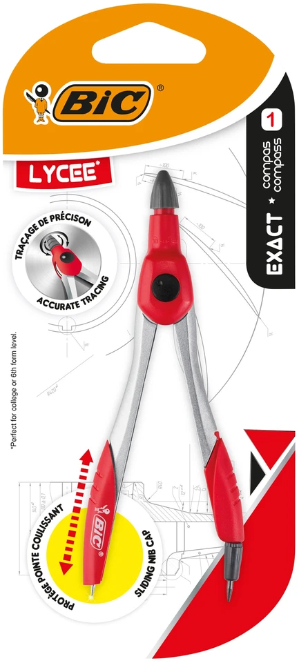 Skriestuvas BIC EXACT 9357121, įvairių spalvų