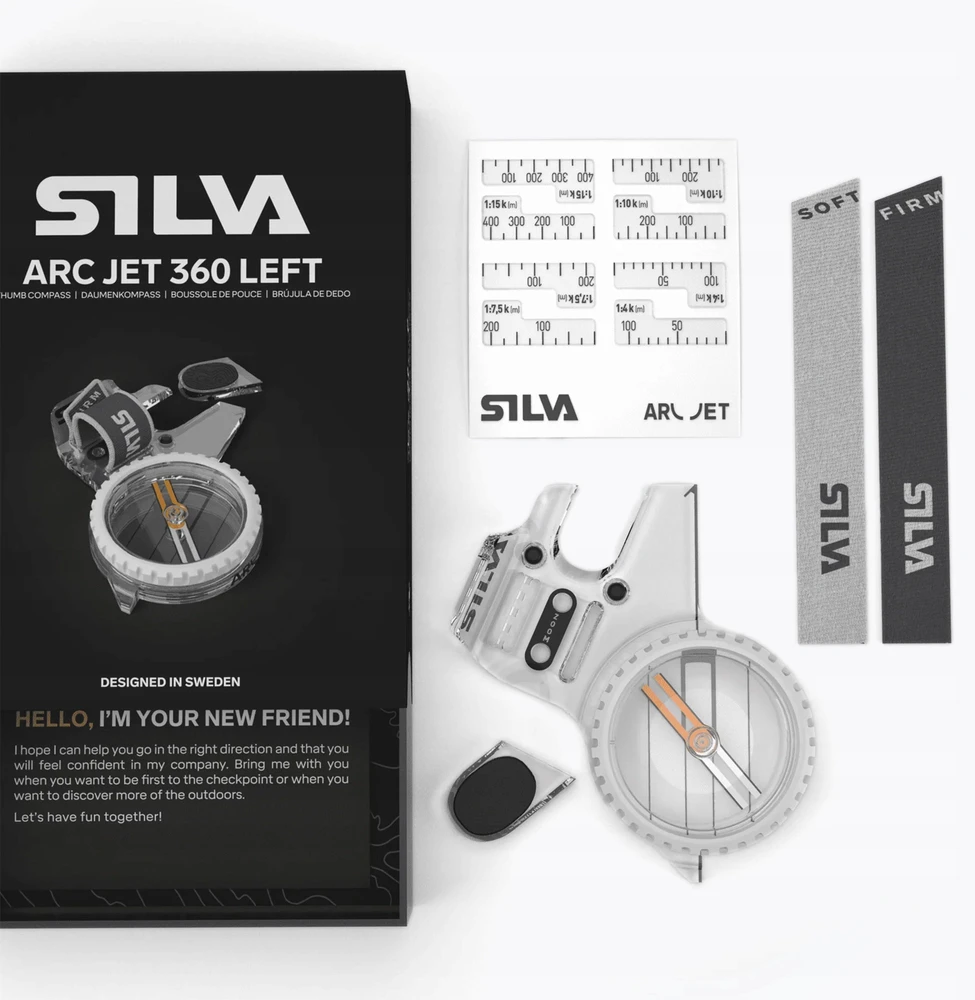 Silva Arc Jet 360 dešinės rankos kompasas