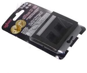Kompiuterio lizdas VILMA XP 500 be rėmelio, 2 vietų (2xRJ45 CAT5E UTP), antracito spalvos