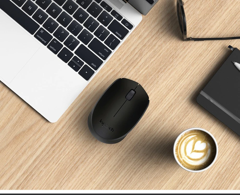 Belaidė pelė Logitech M171, Juoda