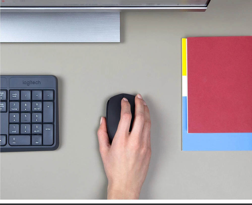 Belaidė pelė Logitech M171, Juoda