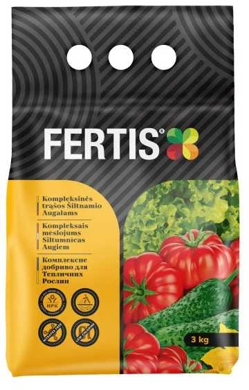 Kompleksinės trąšos Šiltnamio augalams FERTIS, 3kg