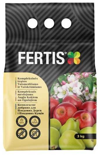 Kompleksinės trąšos Vaismedžiams ir vaiskrūmiams FERTIS, 3kg