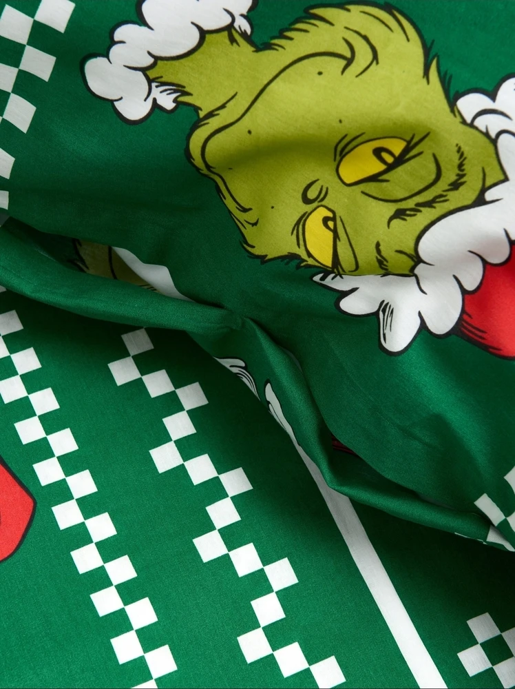 Komplet pościeli bawełniana sinsay GRINCH 200 x 220 cm medvilnė pościel