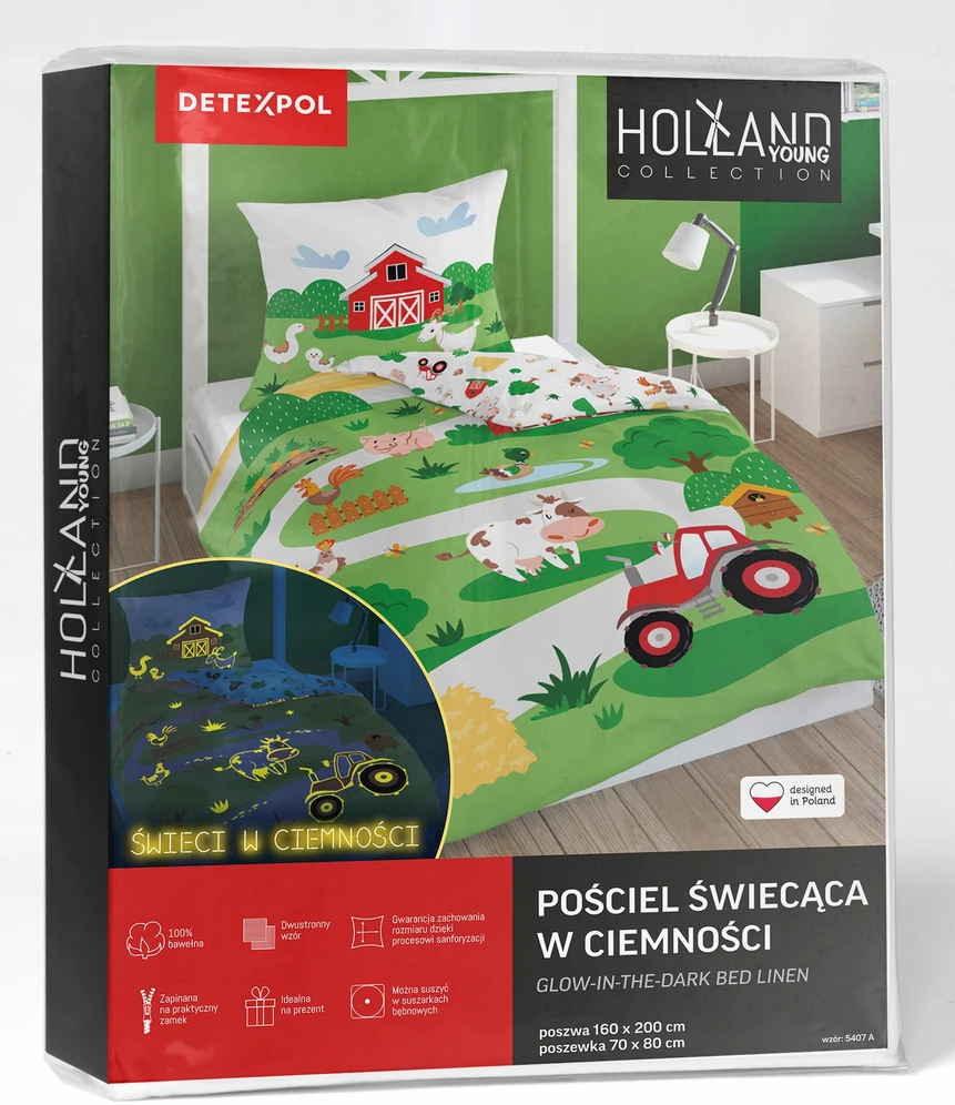 Patalynės komplektas Komplet pościeli Detexpol 140 x 200 cm wielokolorowy