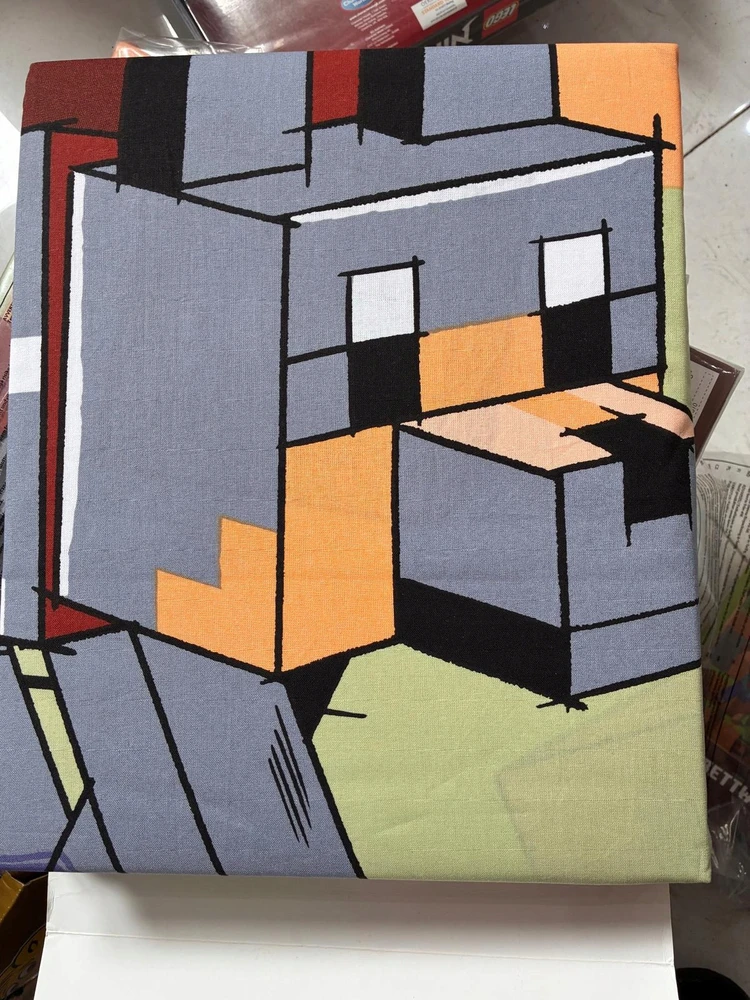 Patalynės komplektas Komplet pościeli Minecraft 135 x 200 cm