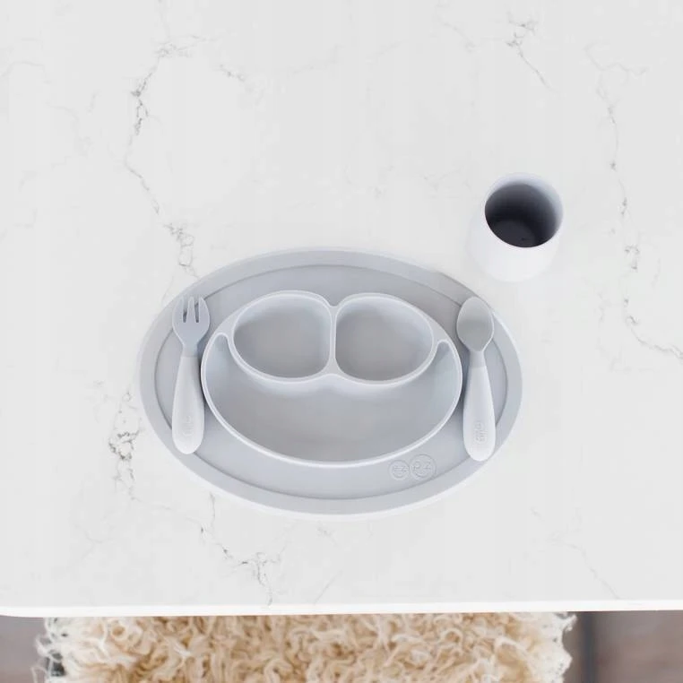 EZPZ Mini Utensils pastelinis pilka