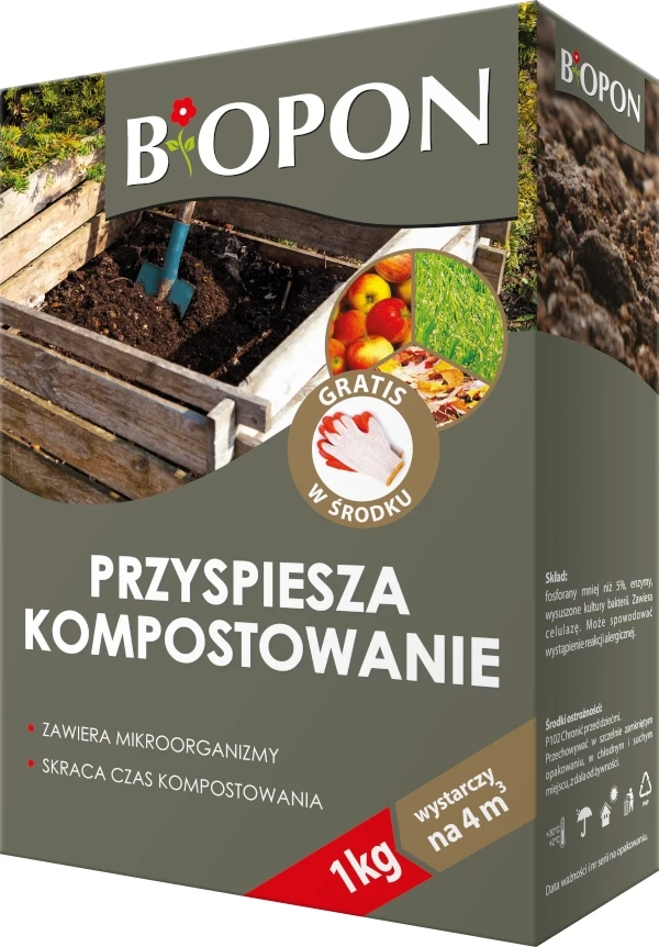 KOMPOSTERIAI PAGREITINA KOMPOSTAVIMĄ BIOPON 1 KG