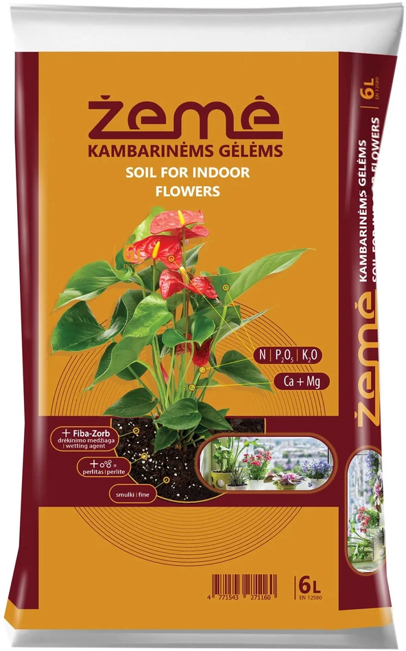 JUKNEVIČIAUS kompostinė žemė vazoniniams augalams, 16 l