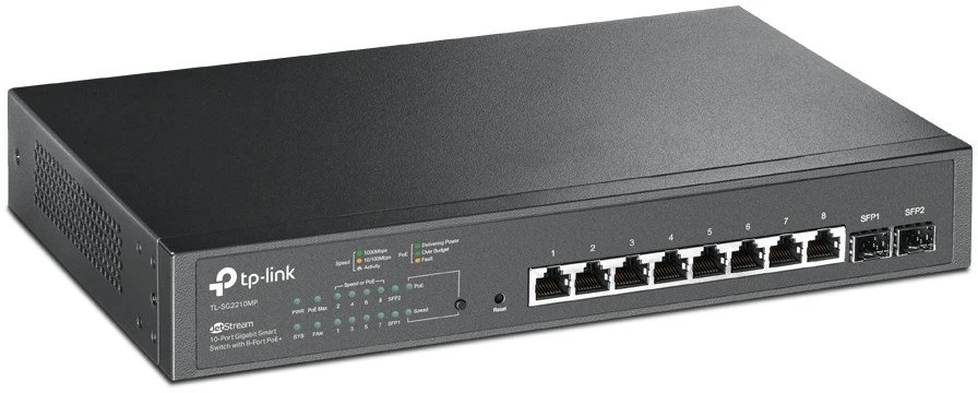 Šakotuvas TP-LINK | „JetStream“ 28 prievadų gigabito išmanusis komutatorius | TL-SG2428P | Valdomas žiniatinklyje | Montuojamas prie stovo | SFP jungčių kiekis: 4 | PoE+ jungčių kiekis: 24 | Maitinimo šaltinio tipas: vienas
