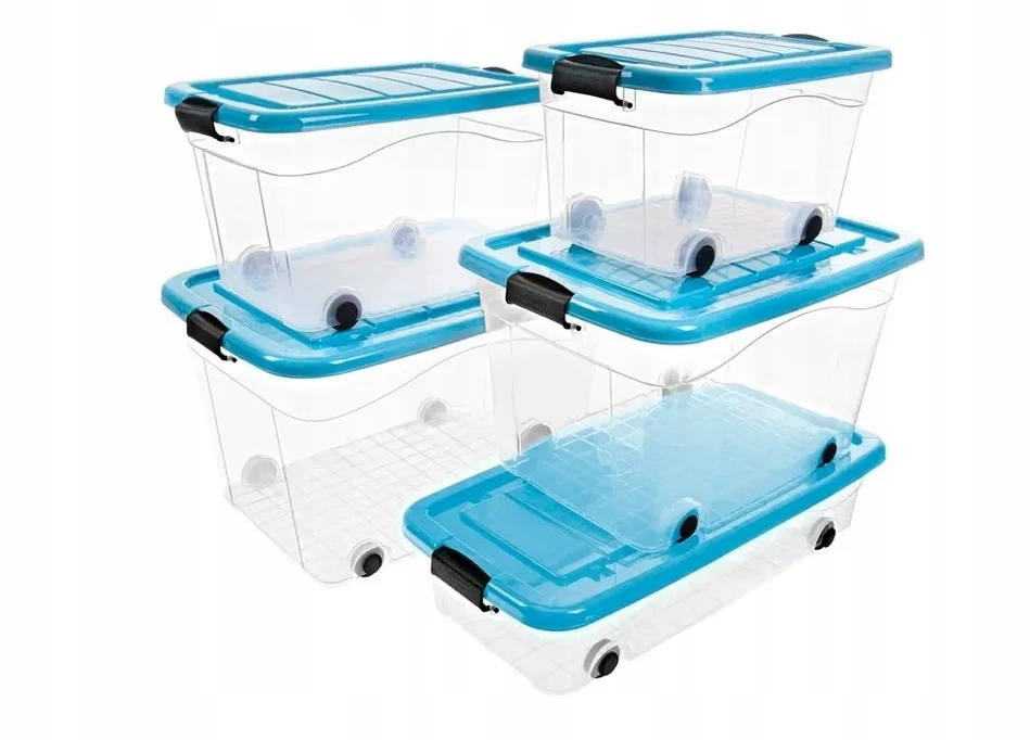 Kon-Plast Pojemnik pudło skrzynia su pokrywą 60L Turkio