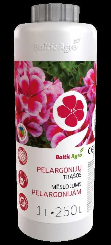 Baltic Agro BALTICAGRO Koncentruotos skystos pelargonijų trąšos, 1 L