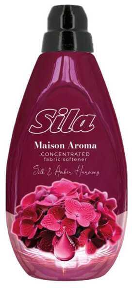 Koncentruotas skalbinių minkštiklis SILA Silk&Amber Harmony 800ml
