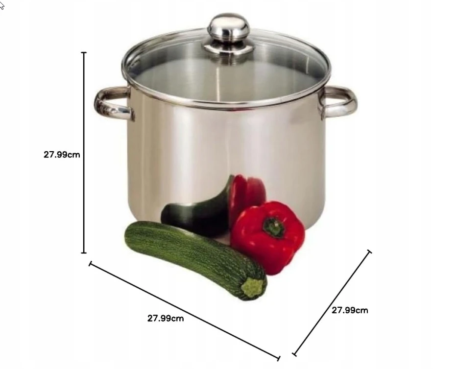 Konditeris - BAUMALU - Standartinis - Nerūdijantis plienas - Stiklinis dangtis - 28 cm