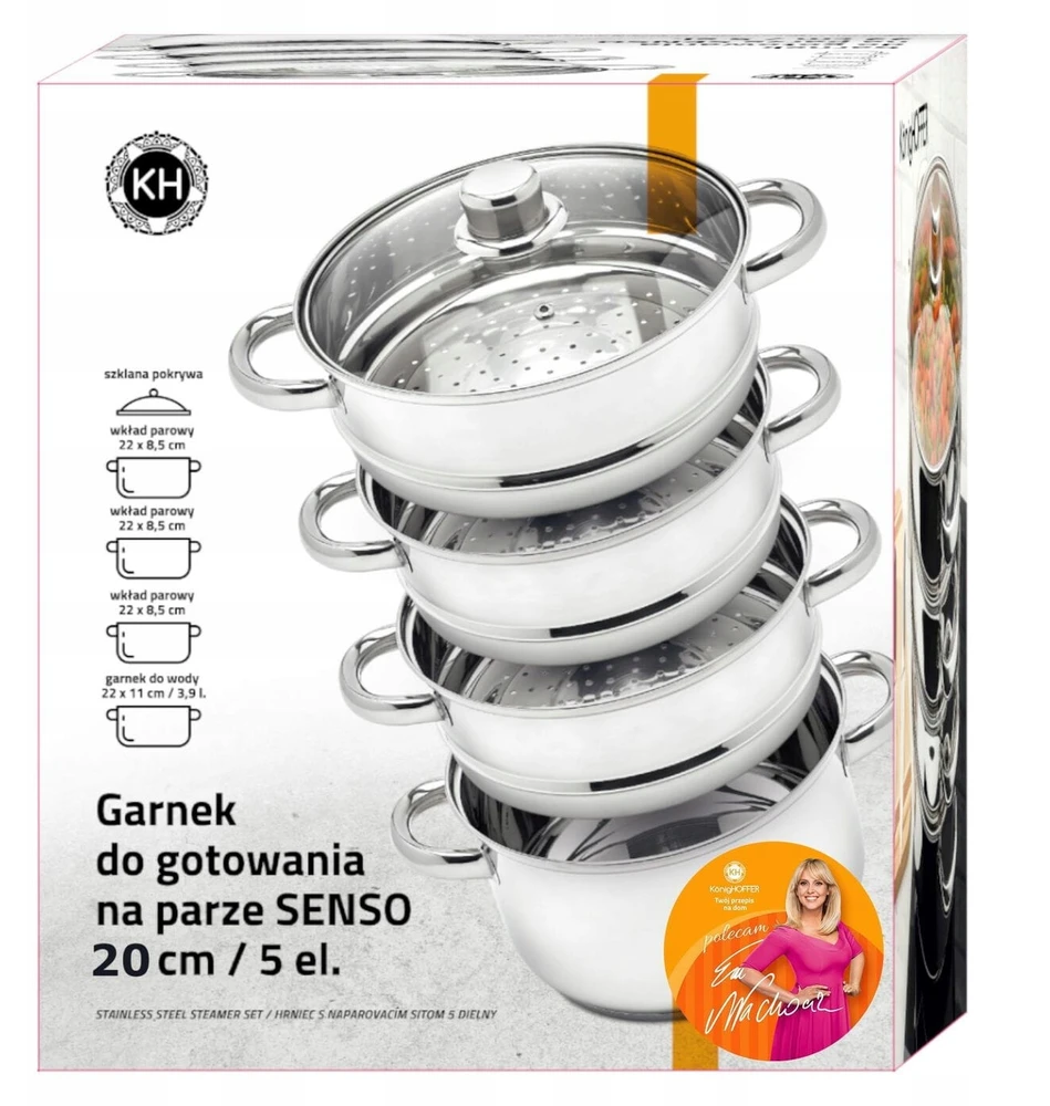 KonigHOFFER garų puodas 20cm 5 vnt