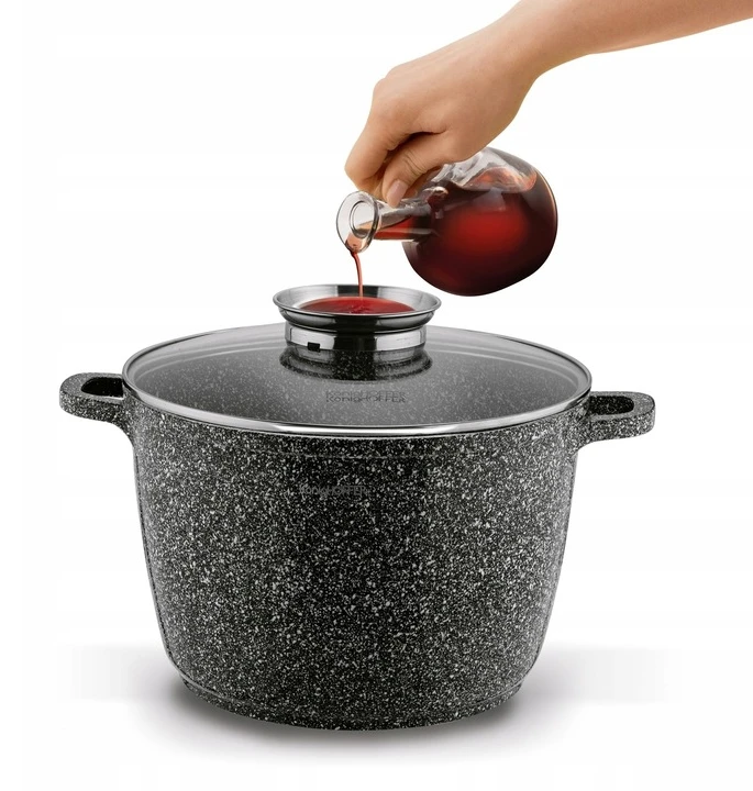 Konighoffer Keramikos puodas 6.5l su dangčiu, indukcijai, dujoms, orkaitei