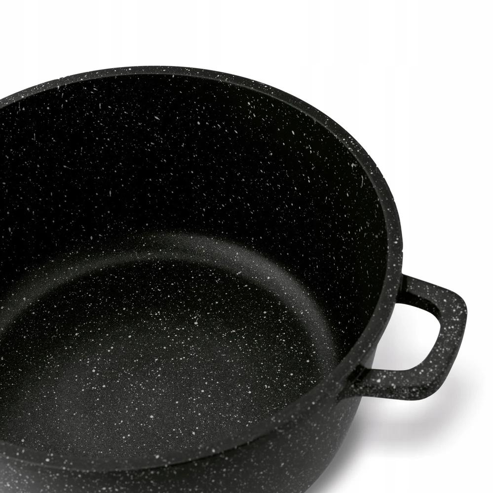 Konighoffer Mažas marmurinis nepridegantis puodas SU dangteliu 2,4 l 20 cm indukcinis