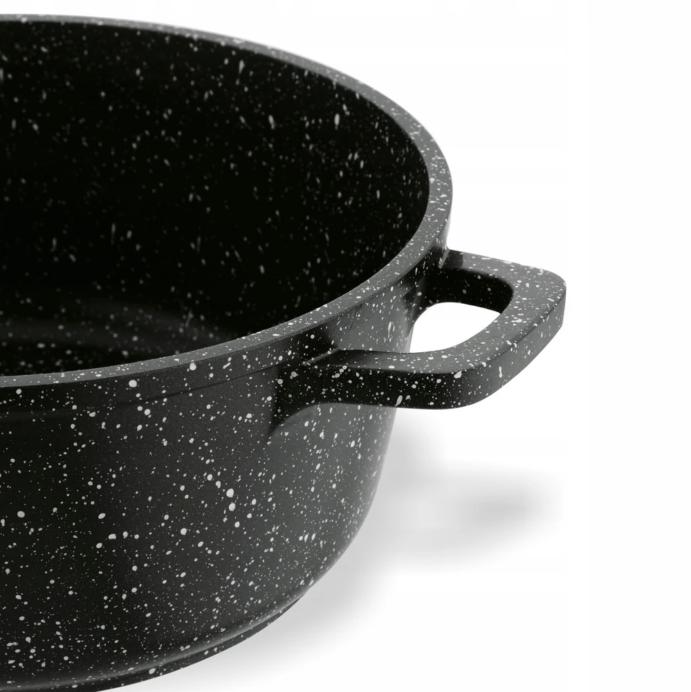 Konighoffer Mažas marmurinis nepridegantis puodas SU dangteliu 2,4 l 20 cm indukcinis