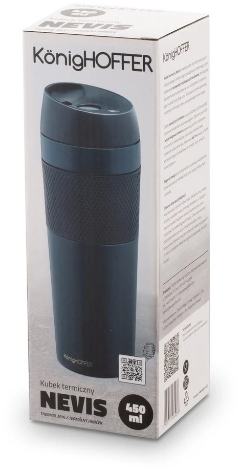 Konighoffer Nevis termo puodelis 450ml tamsiai mėlynas
