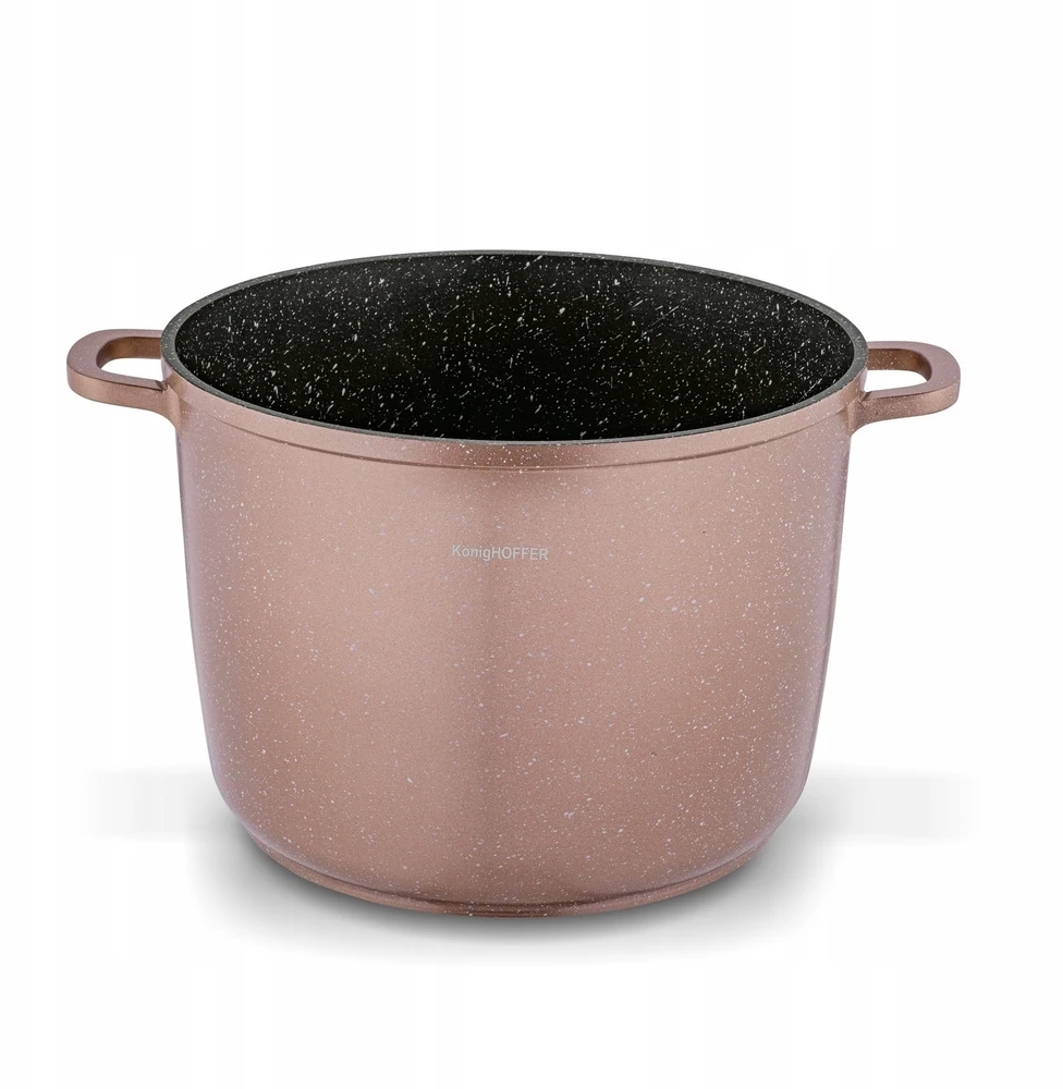 Konighoffer Pollo Rose Gold puodas 6.8l, 24cm, indukcijai, su dangčiu