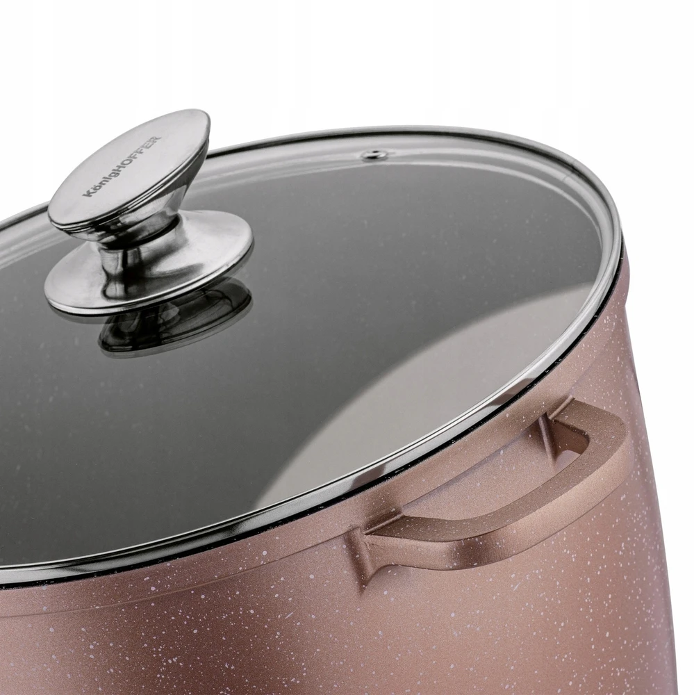 Konighoffer Pollo Rose Gold puodas 6.8l, 24cm, indukcijai, su dangčiu