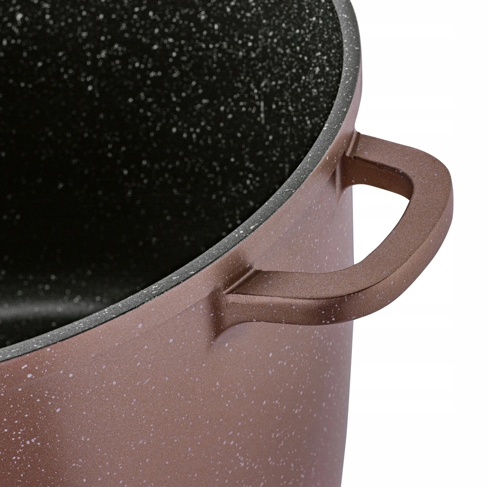 Konighoffer Pollo Rose Gold puodas 6.8l, 24cm, indukcijai, su dangčiu