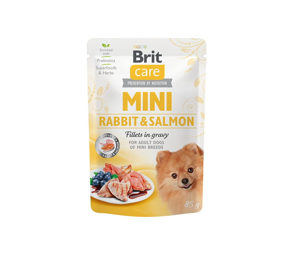 Brit_Care Šlapias šunų maistas Brit Care Mini, žuvis, 0.85 kg
