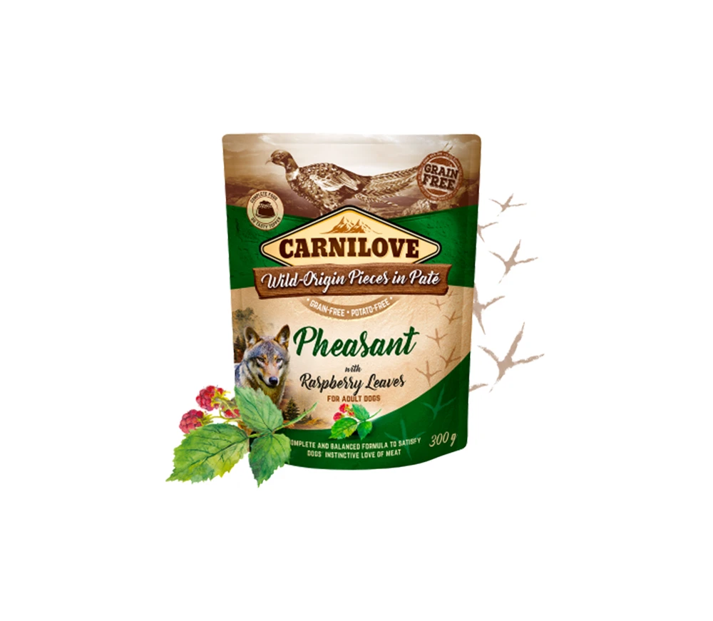 Carni Love Carnilove Pate fazanas su aviečių lapais 300g