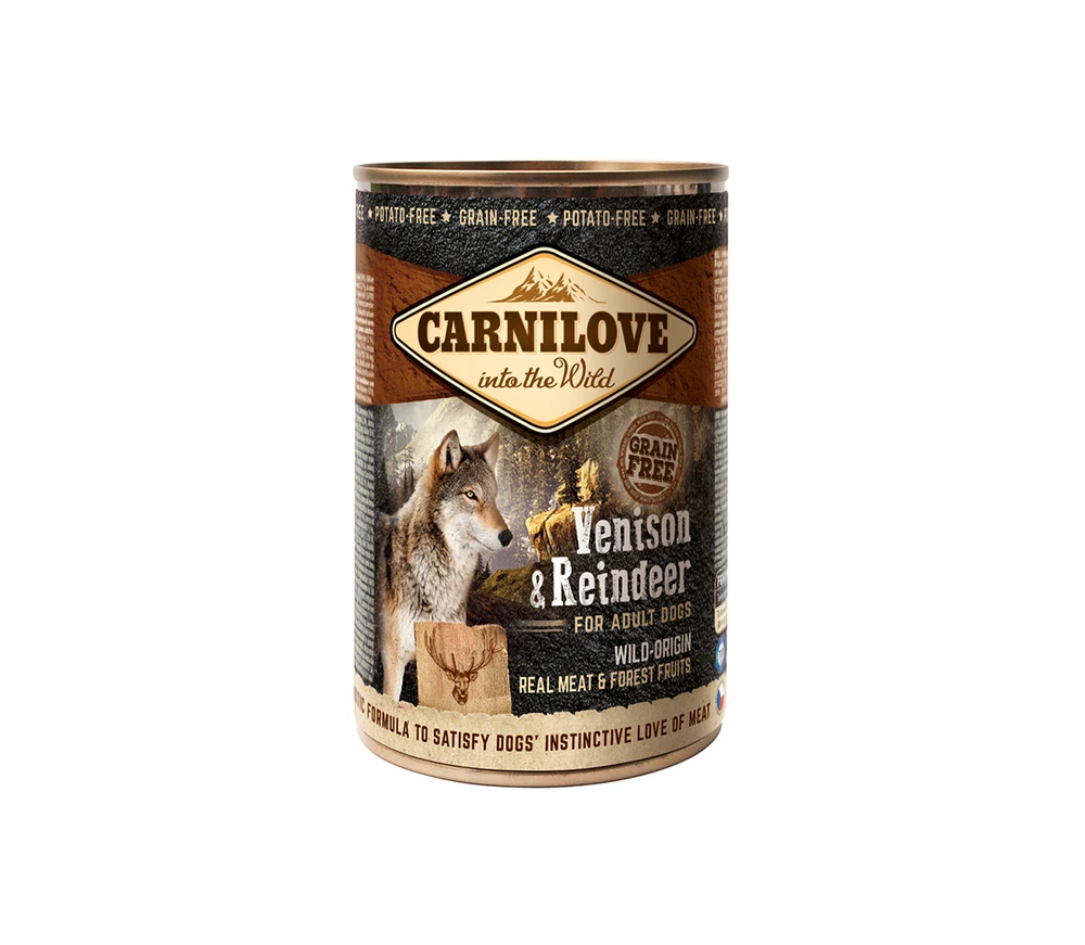 Carni Love Dog konservai šunims Wild Meat su lašiša ir kalakutiena for Puppies 400g