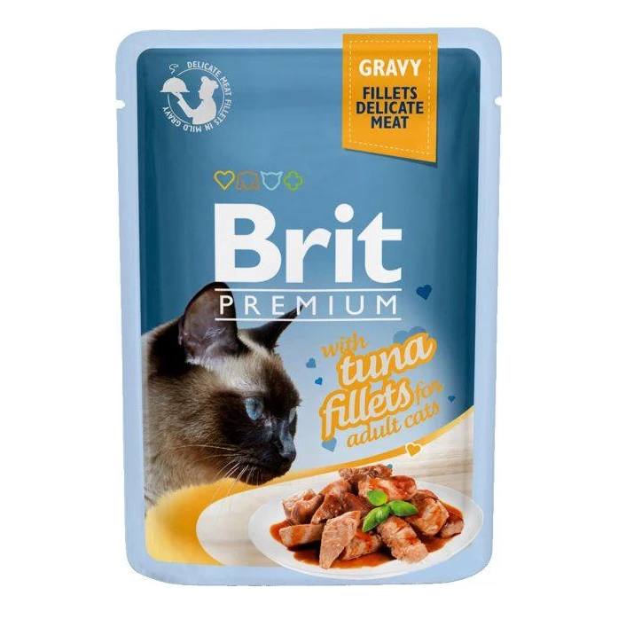 Brit Premium Delicate Fillets in Gravy su vištiena 85 g