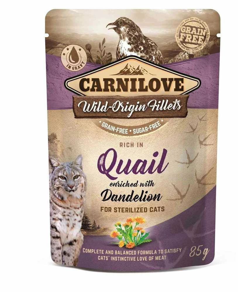 Carni Love Carnilove konservai katėms maiš. antiena Catnip 85g