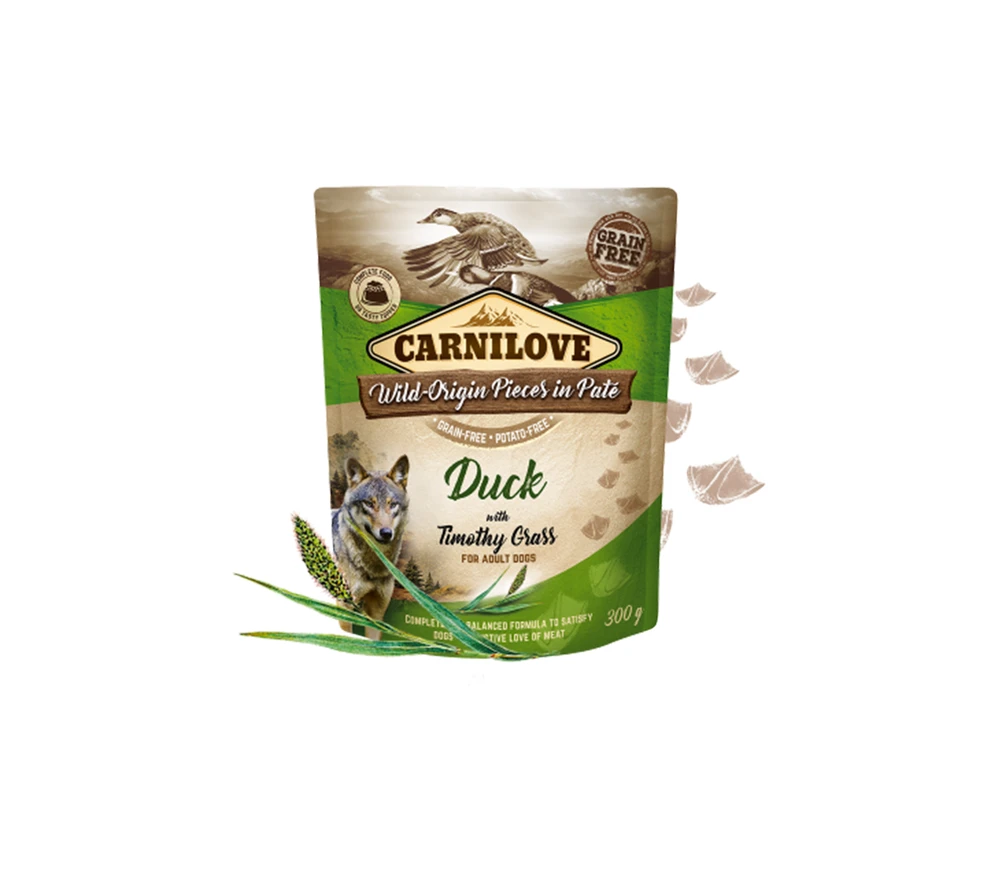 Carni Love Carnilove konservai katėms maiš. antiena Catnip 85g