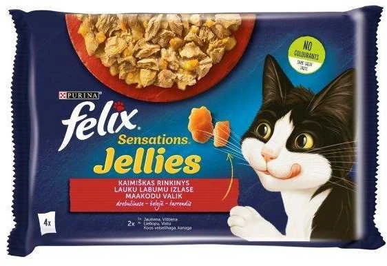 FELIX KONS ĖDAL KAT MĖSOS KONS.SU PADAŽ.4X85G