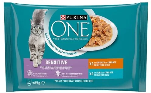 ONE ĖDAL KONS KATĖMS SENIOR SU JAUT 4X85G