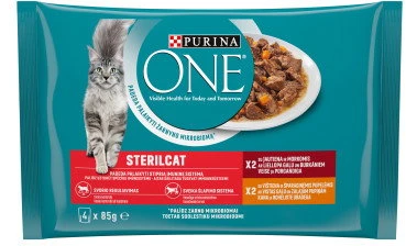 ONE ĖDAL KONS KATĖMS SENIOR SU JAUT 4X85G